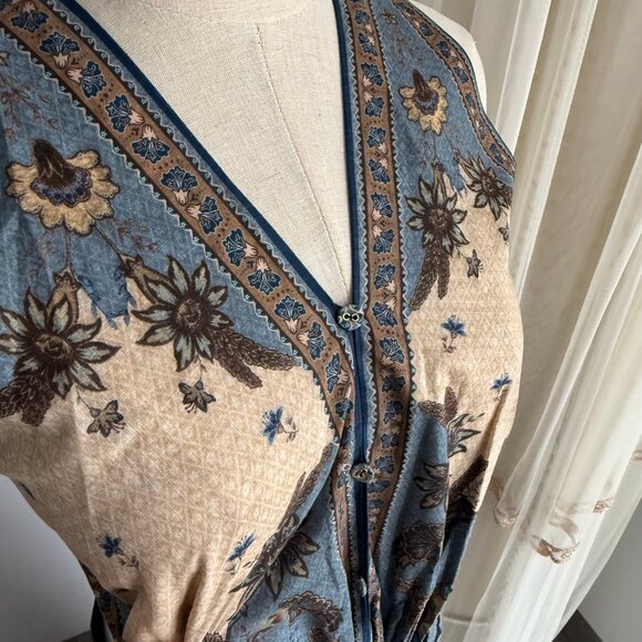 Zimmermann Ascension Paisley Floral Halter Neck Maxi Dress - Picture 7 of 11